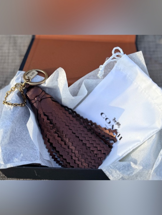 Coach Accessories - Coach Japan Exclusive Heritage Leather Tassel Bag Charm